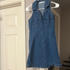 Altar'd State Blue Denim Dress